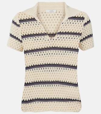 Polo in pointelle a righe | Vince