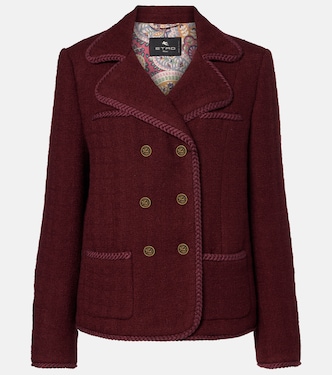 Double-breasted wool and mohair jacket | Etro