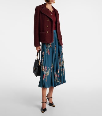 Giacca doppiopetto in lana e mohair | Etro