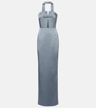 Robe Holly aus Satin mit Schleifendetail | The New Arrivals Ilkyaz Ozel