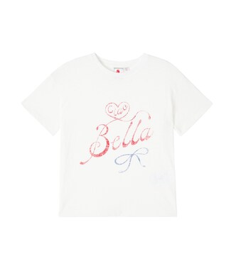 Printed cotton and linen T-shirt | Konges Sløjd