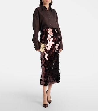 Sequined midi skirt | Roksanda