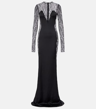 Silk lace gown | The New Arrivals Ilkyaz Ozel