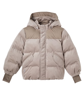 Mads corduroy puffer jacket | Wheat
