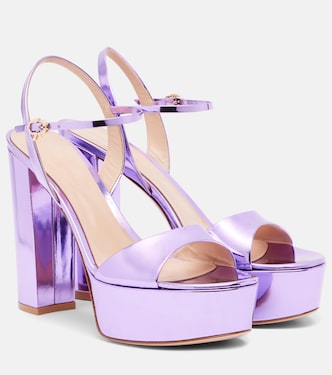 Marlena 85 leather platform sandals | Gianvito Rossi