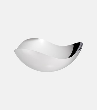 Bloom Large stainless steel bowl by by Helle Damkjær | Georg Jensen