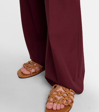 Petal Anagram leather slides | Loewe