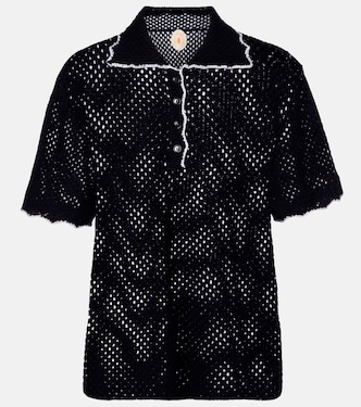 Wool and cashmere polo sweater | Jardin des Orangers