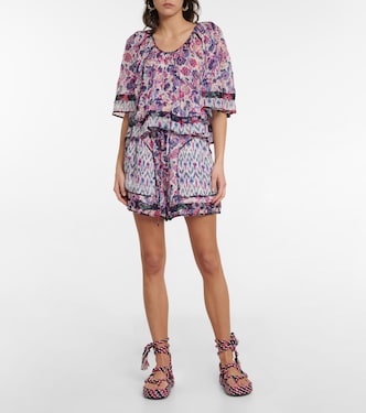 Blusa Roxini in georgette con stampa | Marant Etoile