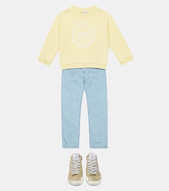 Pull Aimery brodé en coton | Bonpoint