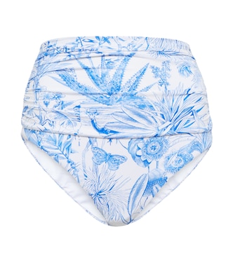Ancona high-rise printed bikini bottoms | Melissa Odabash