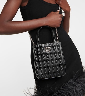 Sac en cuir matelassé | Miu Miu