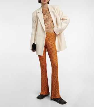 Schlaghose aus Rippstrick | Acne Studios