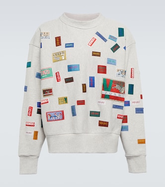 Felpa in cotone con stampa | Kenzo