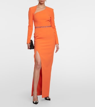Embellished crêpe gown | Safiyaa