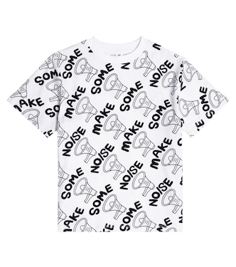 Camiseta en jersey de algodón estampada | Stella McCartney Kids