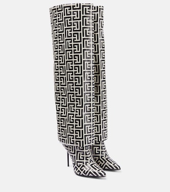 Botas altas Ariel con monograma | Balmain