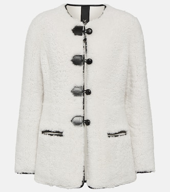 Chaqueta de borrego con piel | Blancha