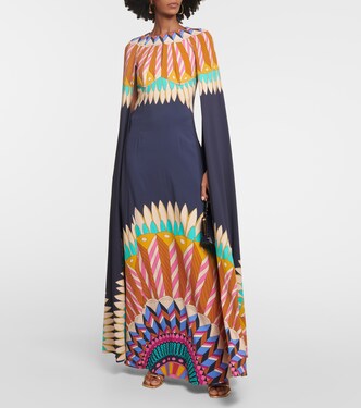 Robe longue Hathor imprimée | La DoubleJ