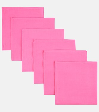 Set of 6 cotton napkins | Lisa Corti