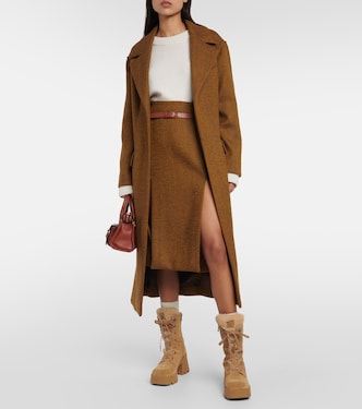 Seoul 1B shearling-lined suede ankle boots | Bogner
