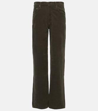 Jeans rectos Harper de pana de tiro medio | Agolde