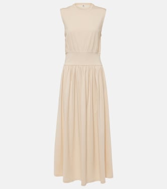 Abito midi in jersey di cotone | Toteme