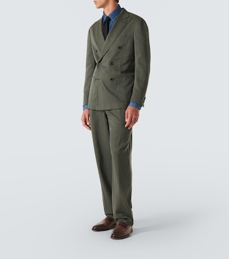 Blazer Soffio in gabardine di seta e cashmere | Brioni
