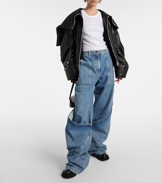 Jean ample à taille basse | The Attico