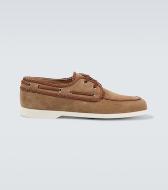 Palm Avenue leather boat shoes | Valentino Garavani