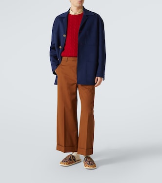 Hemdjacke aus Wolle und Kaschmir | Valentino