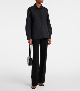 Pantaloni regular Selvie in seta | The Row