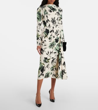 Abito midi con stampa | Erdem