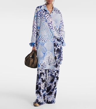 Camicia in voile di cotone con stampa | Dries Van Noten