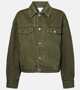 Jeansjacke mit Veloursleder | Bottega Veneta