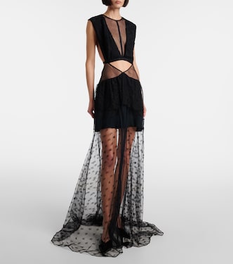 Abito lungo in pizzo | Stella McCartney