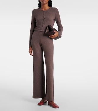 Cardigan cropped Lauren in jersey | Leset