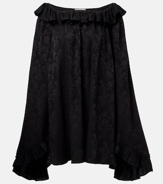 Ruffled jacquard silk minidress | Chloé