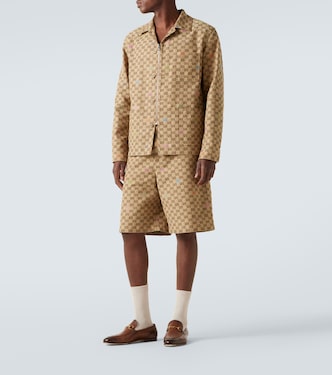 GG fil coupé canvas shorts | Gucci