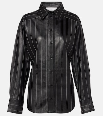 Belted leather jacket | Victoria Beckham