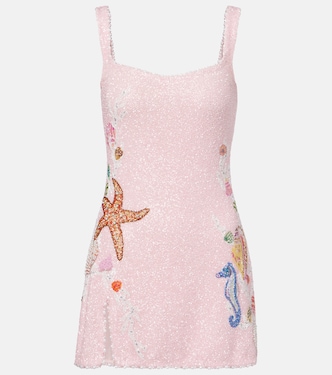 Marina embellished minidress | Clio Peppiatt