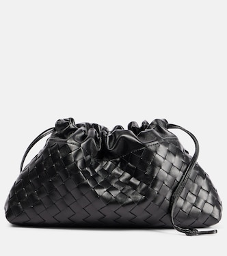 Soirée Medium Intrecciato leather clutch | Bottega Veneta