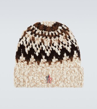 Jacquard wool-blend beanie | Moncler Grenoble