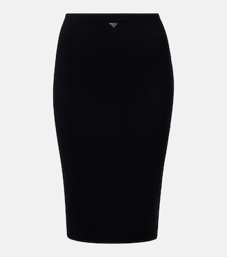 Logo pencil skirt | Prada