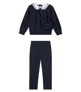 Ensemble sweat-shirt et pantalon imprimés en coton | Patachou