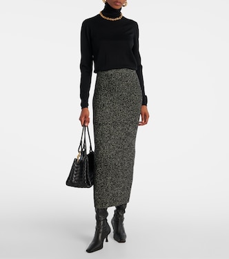 Falda tubo Rodano en mezcla de lana | Max Mara