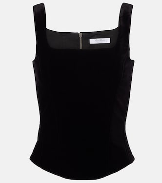 Cotton velvet corset | Max Mara
