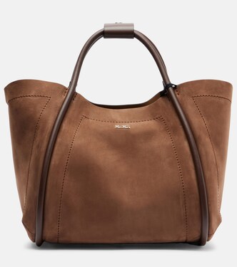 Tote Bag Marine Small aus Veloursleder | Max Mara