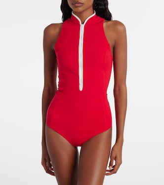 Katya zip-up swimsuit | Hunza G