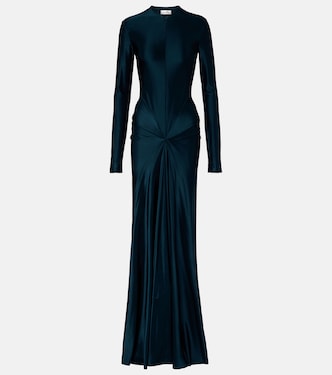 Gathered satin gown | Victoria Beckham